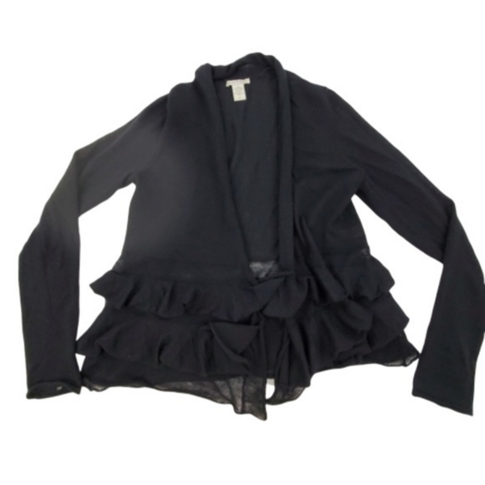 White Warren Cardigan S Sweater‎ 100% Cashmere Ruff